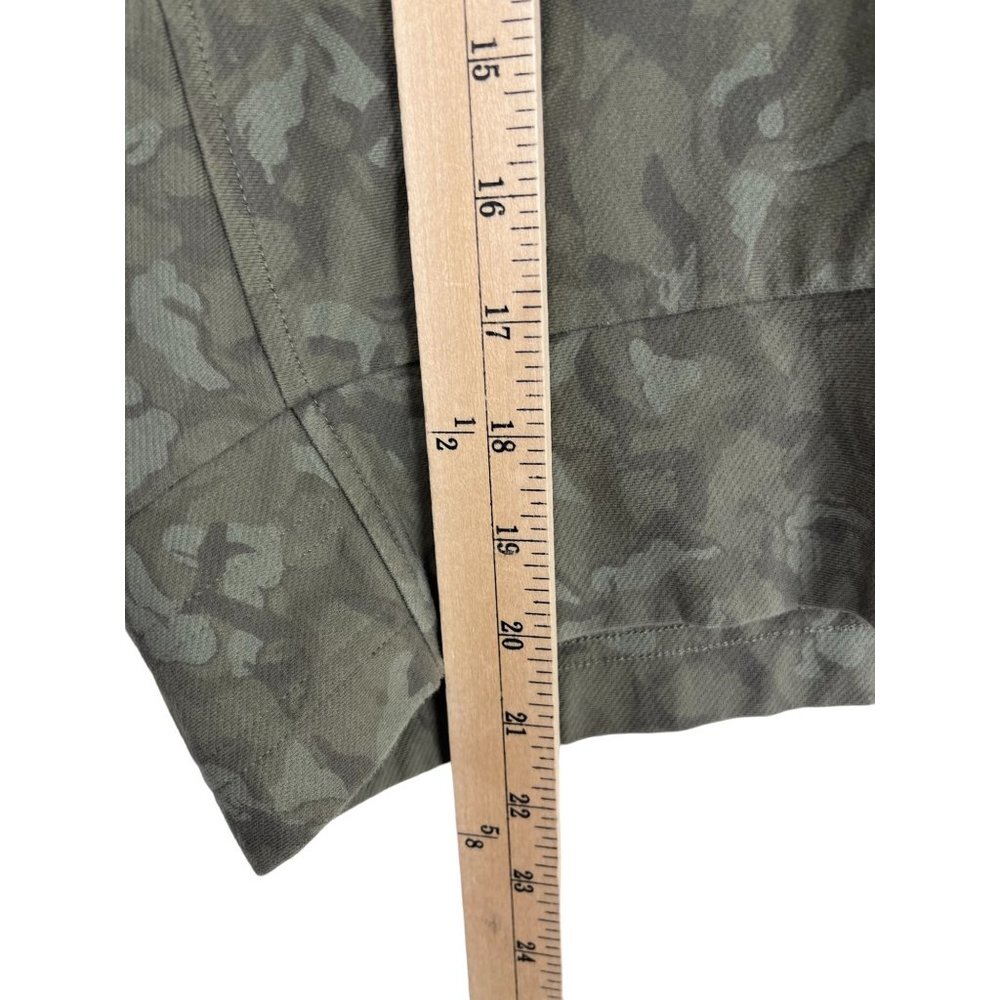 Athleta‎ Farallon green camo batwing hoodie athleisure size M - Picture 8 of 10